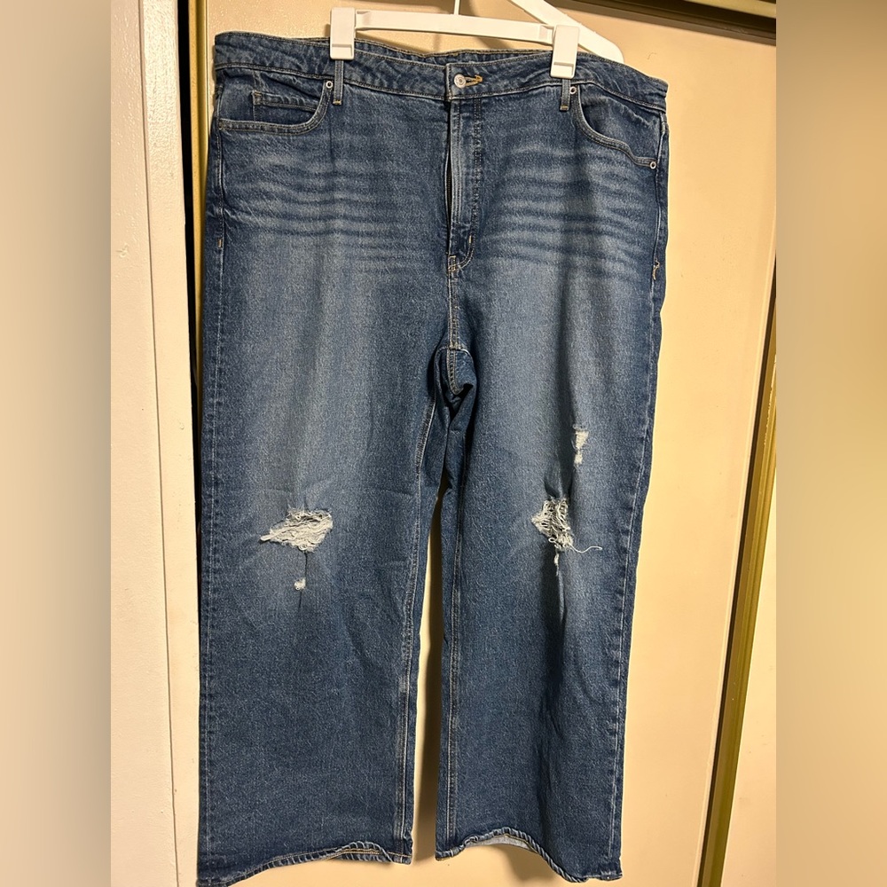 Old Navy wide leg jeans size 22